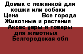 Домик с лежанкой для кошки или собаки › Цена ­ 2 000 - Все города Животные и растения » Аксесcуары и товары для животных   . Белгородская обл.